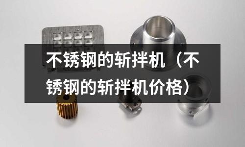 不銹鋼的斬拌機(不銹鋼的斬拌機價格)