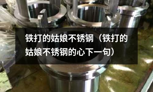 鐵打的姑娘不銹鋼(鐵打的姑娘不銹鋼的心下一句)