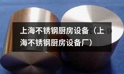 上海不銹鋼廚房設備(上海不銹鋼廚房設備廠)