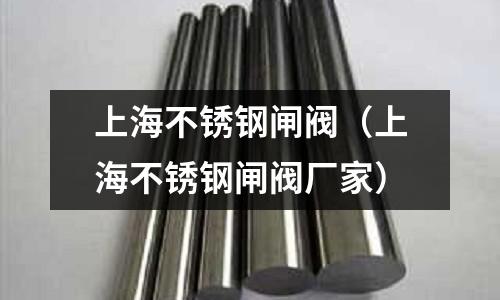 上海不銹鋼閘閥（上海不銹鋼閘閥廠家）