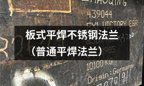 板式平焊不銹鋼法蘭(普通平焊法蘭)