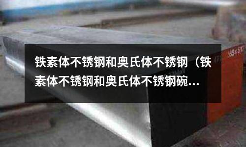 鐵素體不銹鋼和奧氏體不銹鋼（鐵素體不銹鋼和奧氏體不銹鋼碗哪個好）