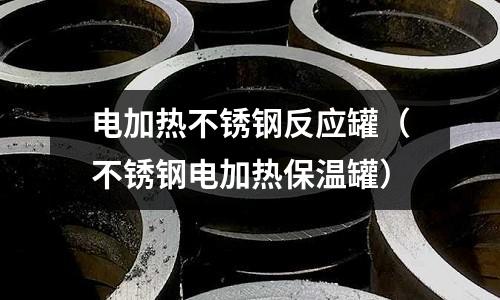 電加熱不銹鋼反應(yīng)罐(不銹鋼電加熱保溫罐)