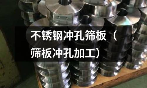 不銹鋼沖孔篩板（篩板沖孔加工）