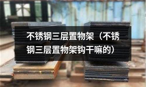 不銹鋼三層置物架(不銹鋼三層置物架鉤干嘛的)