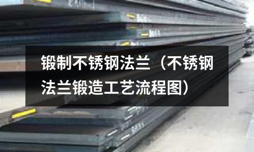 鍛制不銹鋼法蘭(不銹鋼法蘭鍛造工藝流程圖)