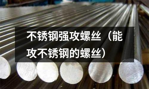 不銹鋼強攻螺絲(能攻不銹鋼的螺絲)