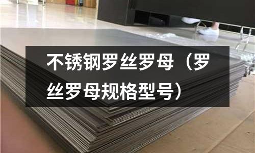 不銹鋼羅絲羅母(羅絲羅母規格型號)