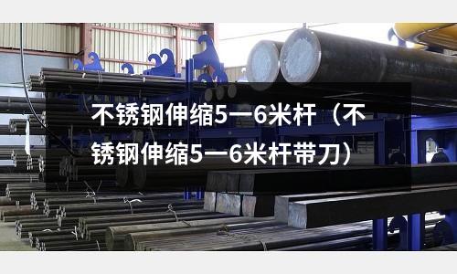 不銹鋼伸縮5一6米桿（不銹鋼伸縮5一6米桿帶刀）