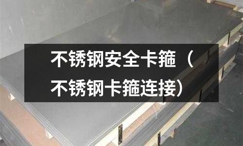 不銹鋼安全卡箍(不銹鋼卡箍連接)