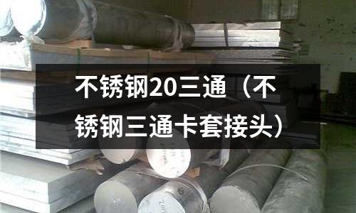 不銹鋼20三通(不銹鋼三通卡套接頭)