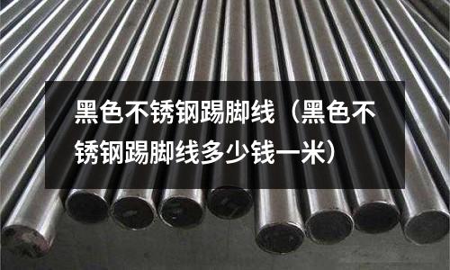 黑色不銹鋼踢腳線(黑色不銹鋼踢腳線多少錢一米)