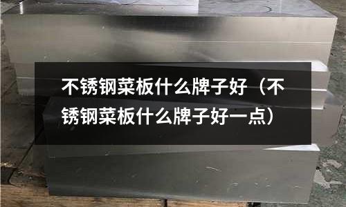 不銹鋼菜板什么牌子好(不銹鋼菜板什么牌子好一點)