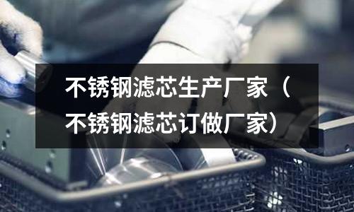 不銹鋼濾芯生產廠家（不銹鋼濾芯訂做廠家）