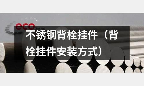 不銹鋼背栓掛件（背栓掛件安裝方式）