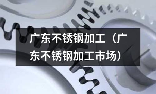 廣東不銹鋼加工（廣東不銹鋼加工市場(chǎng)）