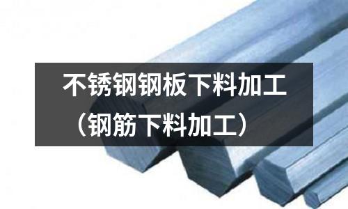 不銹鋼鋼板下料加工（鋼筋下料加工）