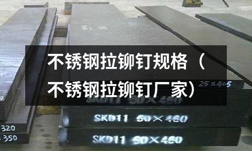 不銹鋼拉鉚釘規格(不銹鋼拉鉚釘廠家)