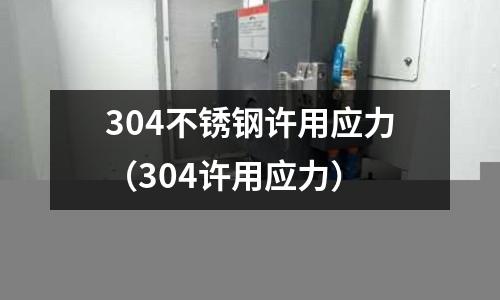 304不銹鋼許用應(yīng)力(304許用應(yīng)力)