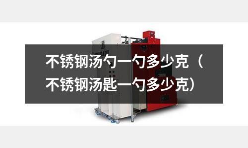 不銹鋼湯勺一勺多少克(不銹鋼湯匙一勺多少克)