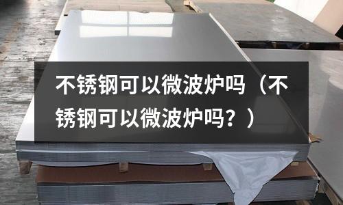 不銹鋼可以微波爐嗎（不銹鋼可以微波爐嗎？）