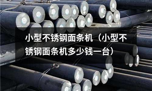 小型不銹鋼面條機(小型不銹鋼面條機多少錢一臺)