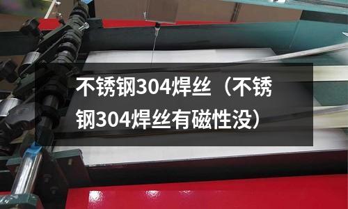 不銹鋼304焊絲(不銹鋼304焊絲有磁性沒)