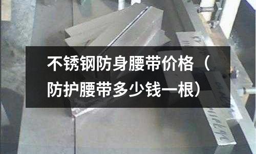 不銹鋼防身腰帶價(jià)格(防護(hù)腰帶多少錢一根)