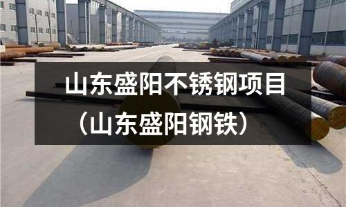 山東盛陽不銹鋼項目(山東盛陽鋼鐵)