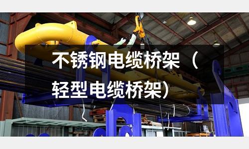 不銹鋼電纜橋架(輕型電纜橋架)