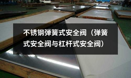 不銹鋼彈簧式安全閥（彈簧式安全閥與杠桿式安全閥）