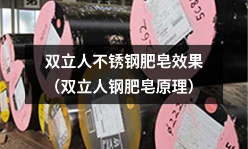 雙立人不銹鋼肥皂效果(雙立人鋼肥皂原理)