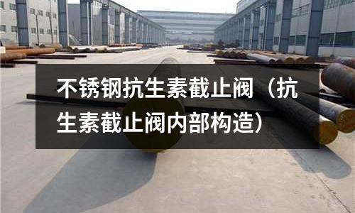 不銹鋼抗生素截止閥(抗生素截止閥內部構造)