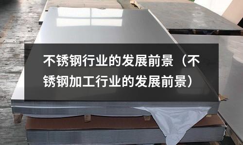 不銹鋼行業的發展前景(不銹鋼加工行業的發展前景)