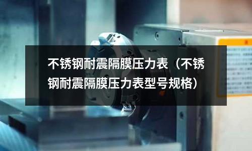 不銹鋼耐震隔膜壓力表(不銹鋼耐震隔膜壓力表型號規格)