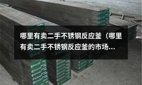 哪里有賣二手不銹鋼反應釜(哪里有賣二手不銹鋼反應釜的市場)