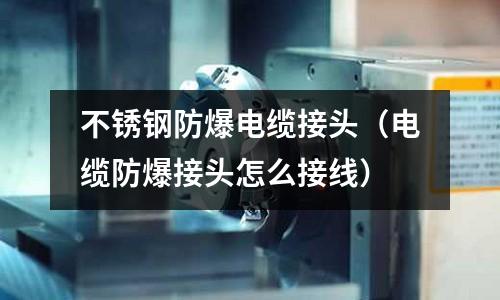 不銹鋼防爆電纜接頭（電纜防爆接頭怎么接線）