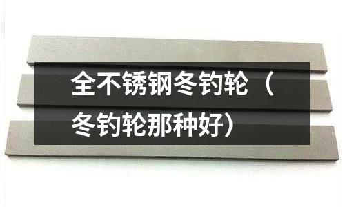 全不銹鋼冬釣輪（冬釣輪那種好）