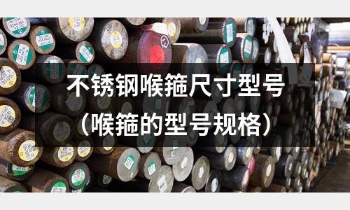 不銹鋼喉箍尺寸型號（喉箍的型號規格）