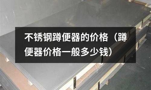 不銹鋼蹲便器的價格（蹲便器價格一般多少錢）