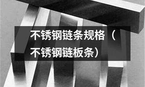 不銹鋼鏈條規(guī)格(不銹鋼鏈板條)