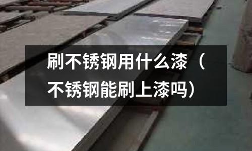 刷不銹鋼用什么漆(不銹鋼能刷上漆嗎)