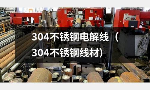 304不銹鋼電解線(304不銹鋼線材)