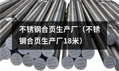 不銹鋼合頁生產廠(不銹鋼合頁生產廠18米)