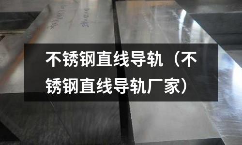 不銹鋼直線導(dǎo)軌(不銹鋼直線導(dǎo)軌廠家)