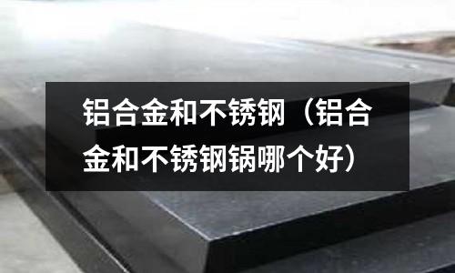 鋁合金和不銹鋼(鋁合金和不銹鋼鍋哪個好)