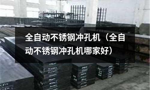 全自動(dòng)不銹鋼沖孔機(jī)(全自動(dòng)不銹鋼沖孔機(jī)哪家好)