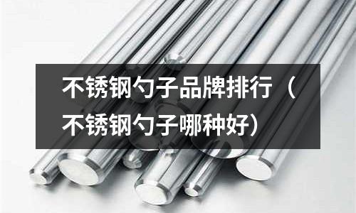 不銹鋼勺子品牌排行(不銹鋼勺子哪種好)