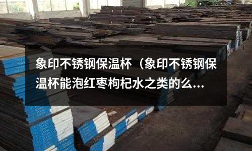 象印不銹鋼保溫杯(象印不銹鋼保溫杯能泡紅棗枸杞水之類的么)