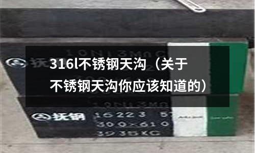 316l不銹鋼天溝(關于不銹鋼天溝你應該知道的)
